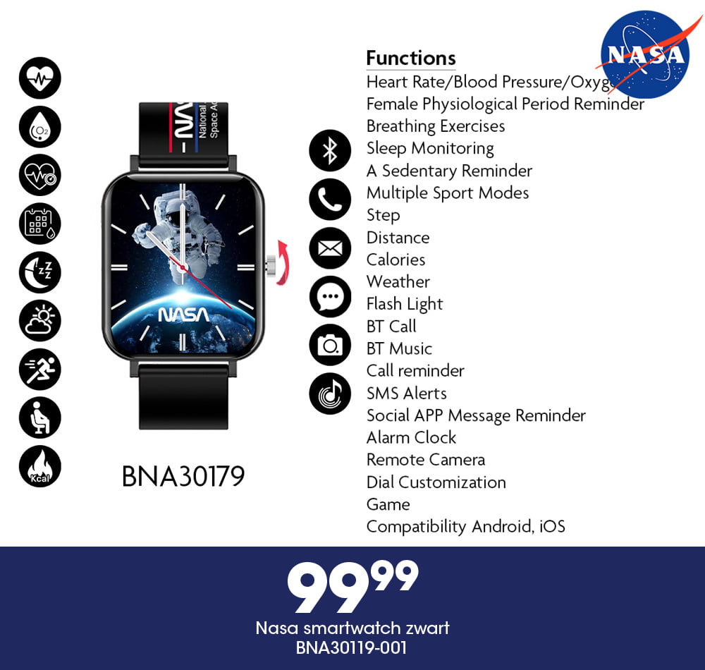 nasa horloge