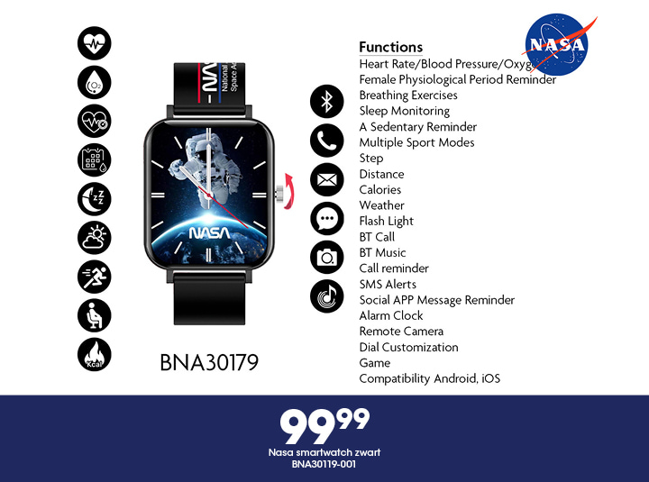 nasa horloge