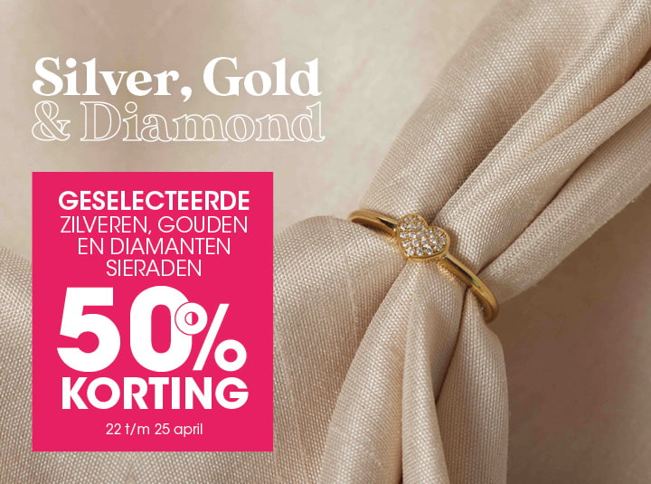 zilver. goud, diamant actieblok