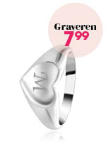 Zilveren zegelring -14% extra korting