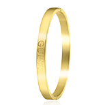 Guess stalen goldplated bangle armband