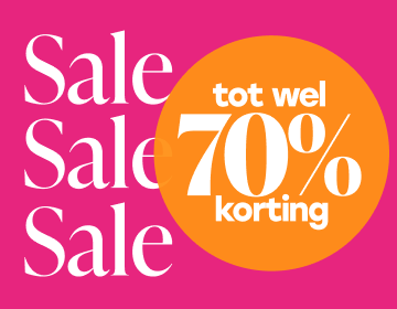 sale tot 70% korting