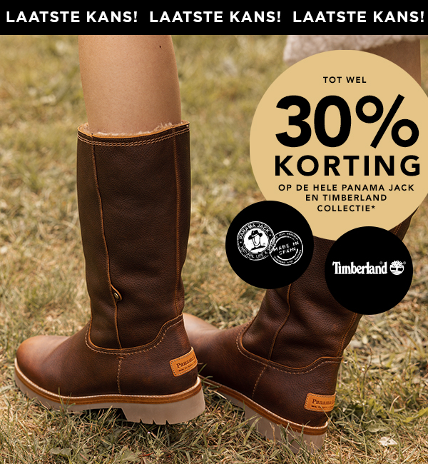 Panama Jack + Timberland tot 30 procent korting