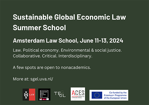 Sustainable Global Economic Law