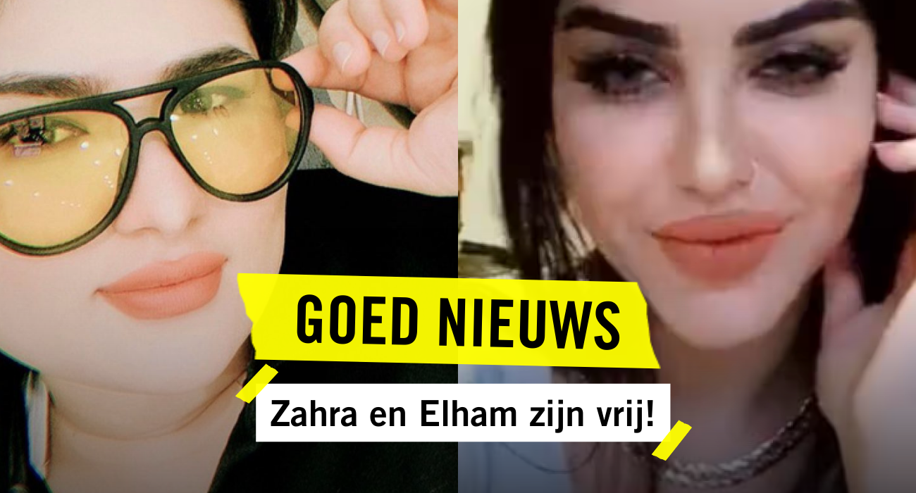 Goed nieuws: Zahra en Elham zijn vrij!