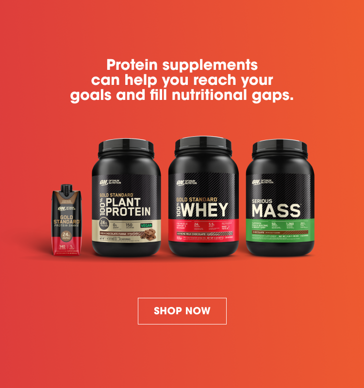 Protein supplements can help you reach your goals and fill nutritional gaps. SHOP NOW