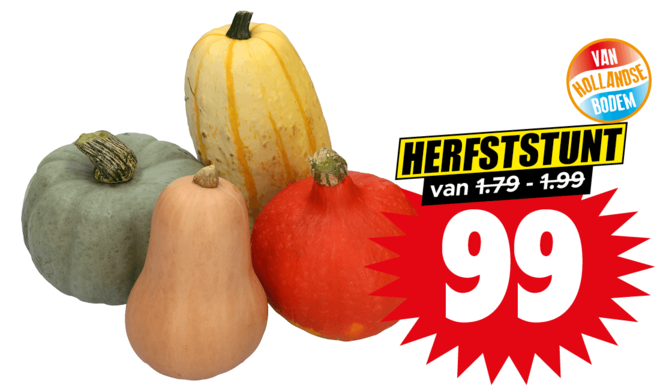 Seizoensgroenten en -fruit voor stuntprijzen!