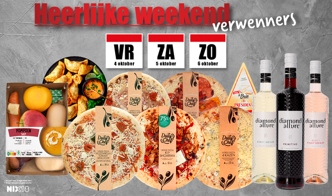 Heerlijke Weekendverwenners!