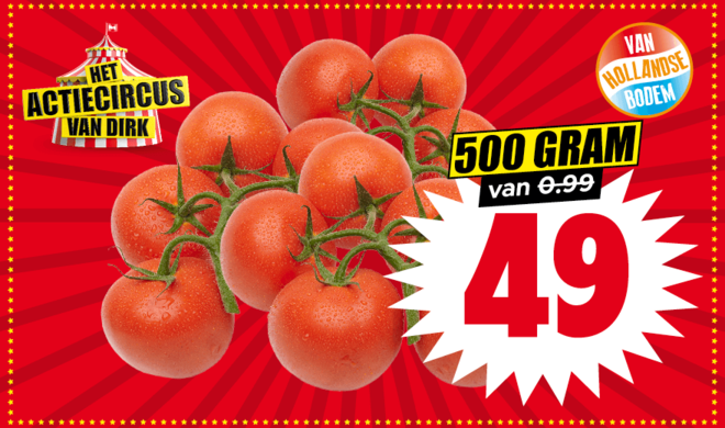 Tomaten voor een sensationele prijs!