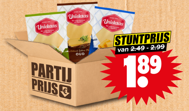 Uniekaas voor een stuntprijs!