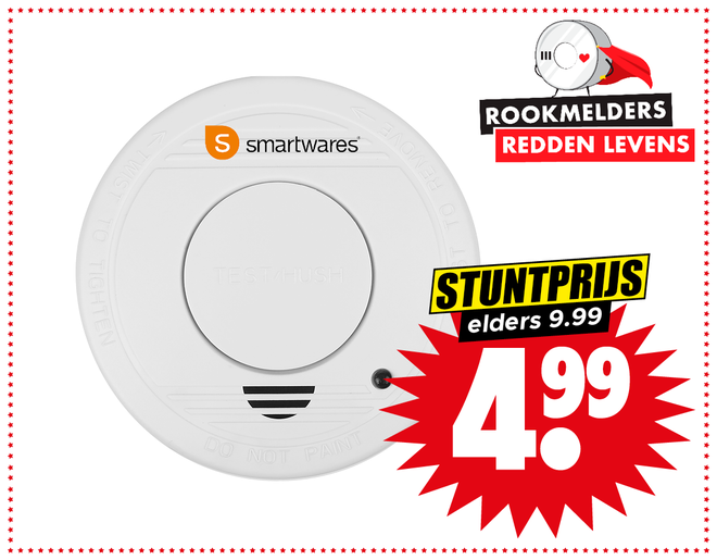 Smartwares rookmelder