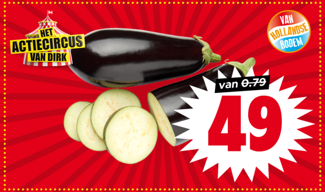 De voordeligste aubergine!