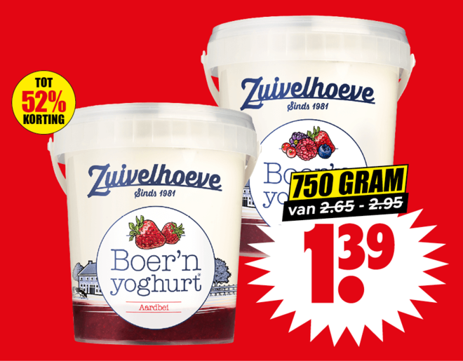 Zuivelhoeve Boer'n Yoghurt