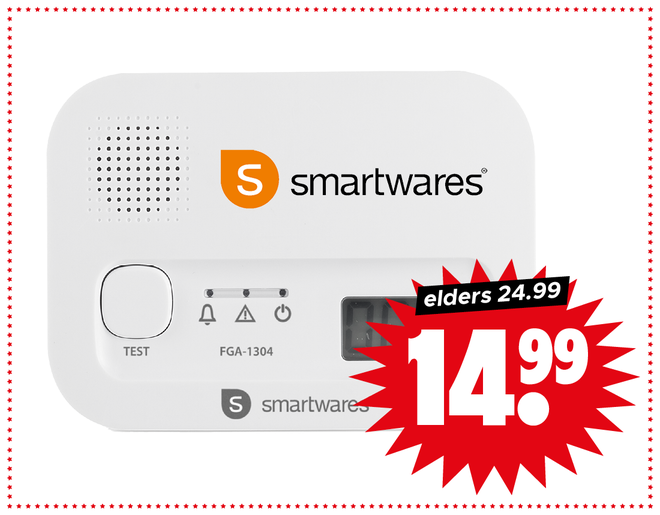 Smartwares koolmonoxidemelder