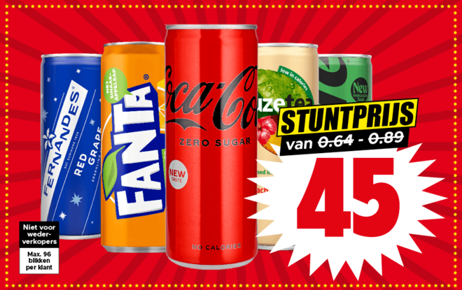 Coca-Cola, Fanta, Sprite, Fuze Tea of Fernandes