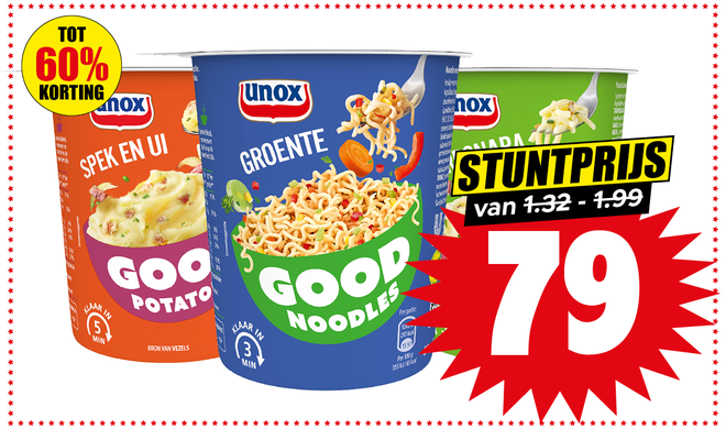 Unox Good Noodles, Pasta of Potatoes