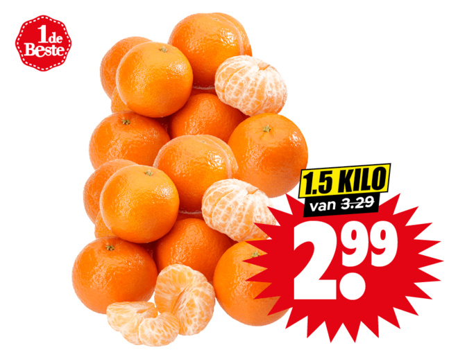Grote Spaanse Nadercott mandarijnen