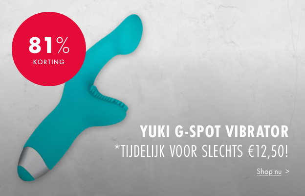 Yuki G-spot vibrator. Tijdelijk voor slechts 12,50*