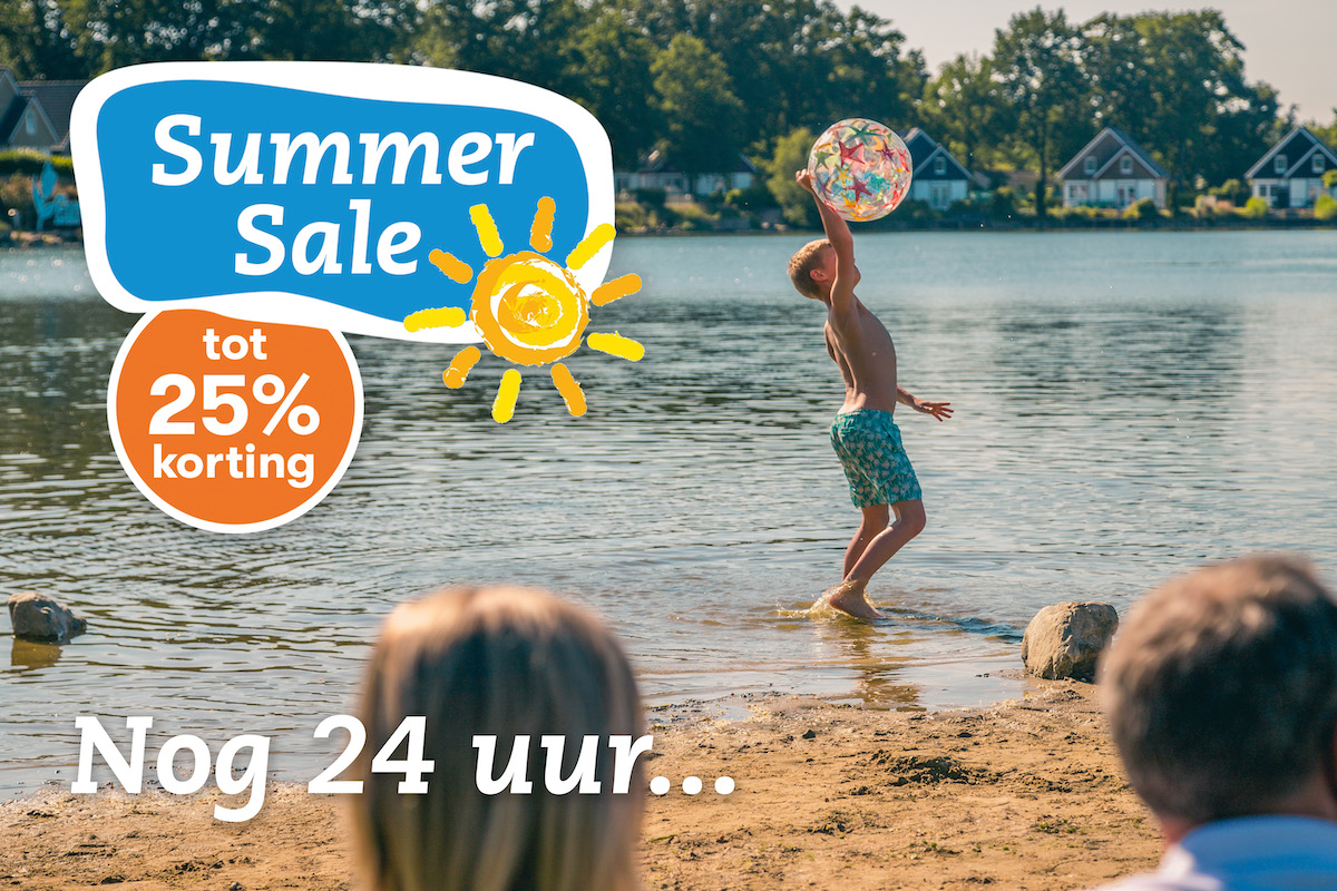 Boek nog 24 uur je zomervakantie met korting bij EuroParcs!