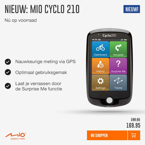 Nieuw! Mio Cyclo 210
