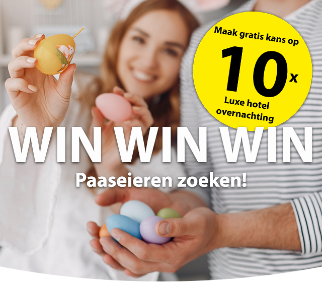 Win 1 van de 10 luxe hotelovernachtingen