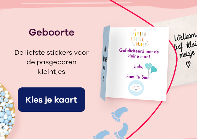 De liefste stickers voor de pasgeboren kleintjes