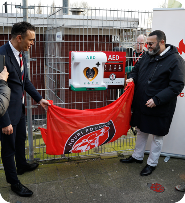 Onthulling AED Rotterdam