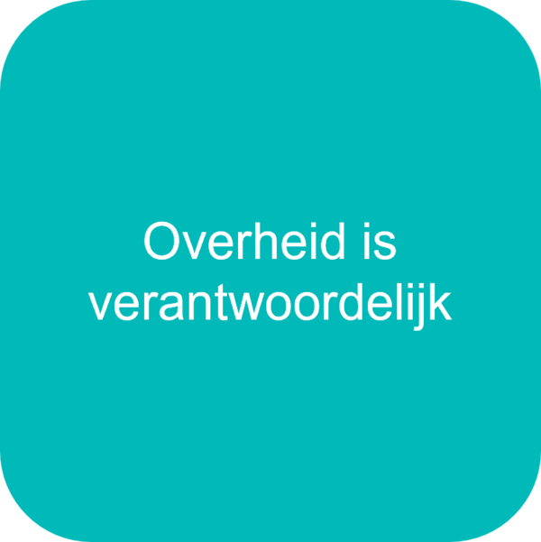 Overheid is verantwoordelijk