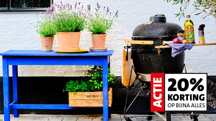 Shop bbq's met 20% korting