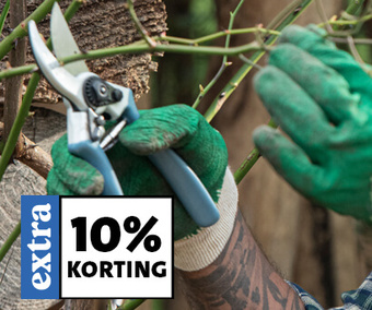 10% korting op alle handg snoeigereedschap