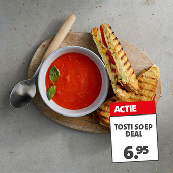 Tosti soep deal, nu voor slechts 6.95