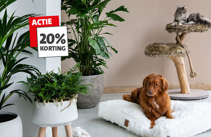 Alles voor je dier: 20% korting