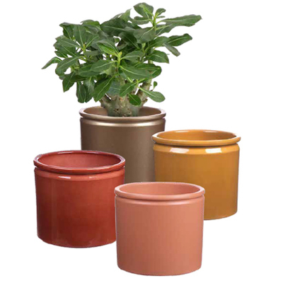 Pot Lucca. Keramiek, diverse kleuren, Ø 14 cm, hoogte 12 cm 2.99