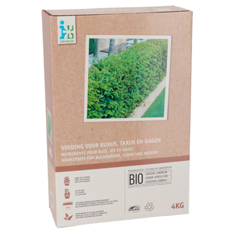 Intratuin voeding voor buxus, taxus en hagen Biologisch, inhoud 4 kilo. Van 13.99 voor 9.99