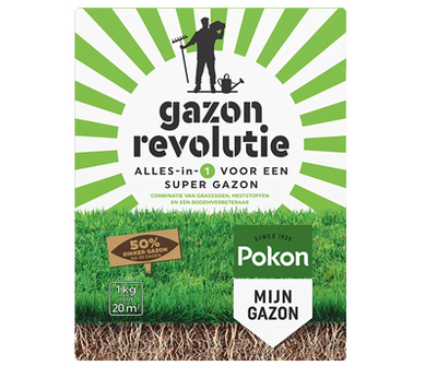 Pokon Gazon Revolutie 1 kg. Van 7.49 voor 5.99