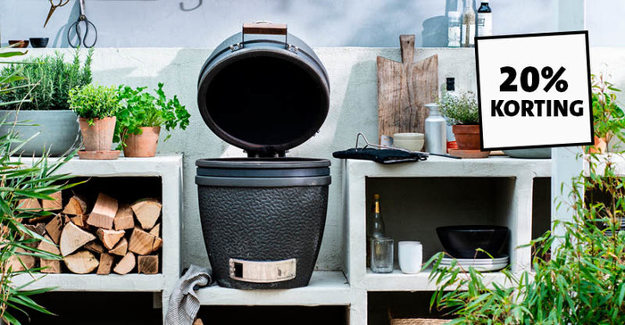 Shop bbq's met 20% korting