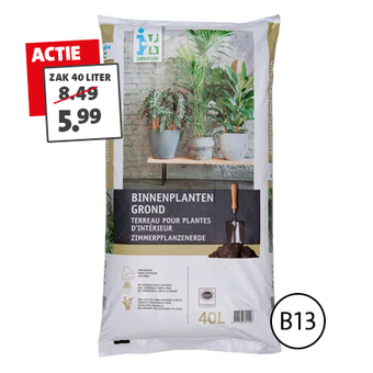 Intratuin potgrond van 8.49 voor 5.99