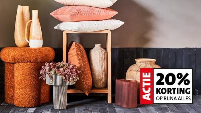 Shop woondecoratie & accessoires met 20% korting