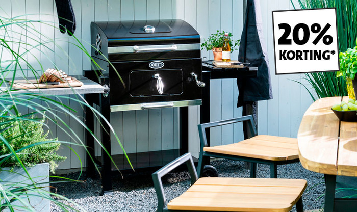 20% korting op alle barbecues