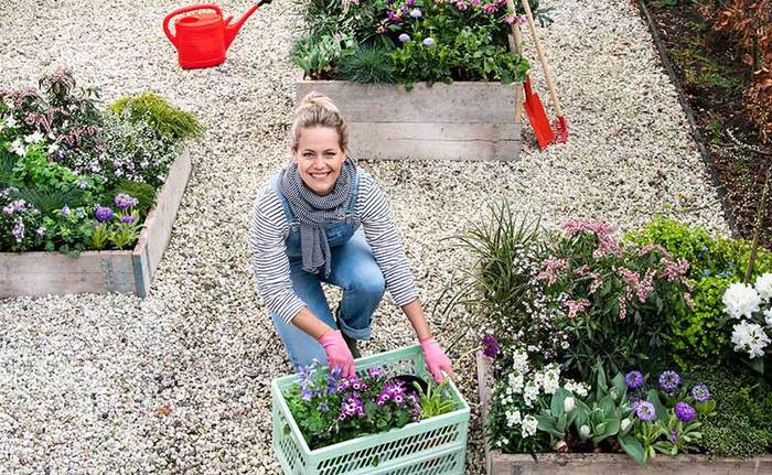 Groen, bloemen en nieuwe meubelen