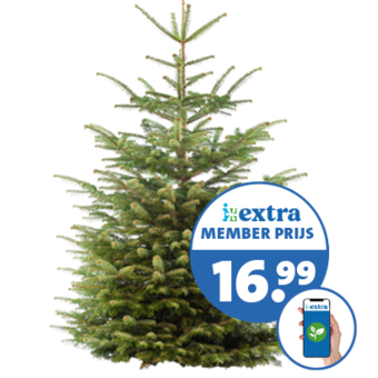 NORDMANN SPAR | Gezaagd | 130 t/m 180 cm Nú met Memberkorting VAN 19.99 VOOR 16.99