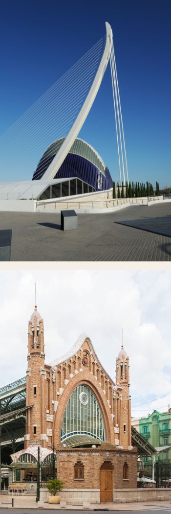 Flamboyante architectuur in Valencia