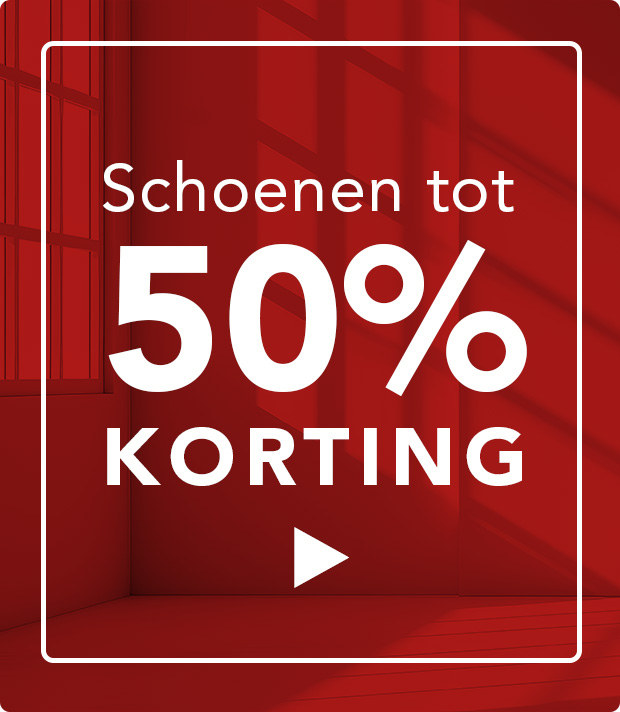 schoenen tot 50%