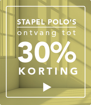 Stapel tot 30% korting