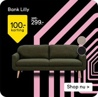 Bank Lilly 100,- korting