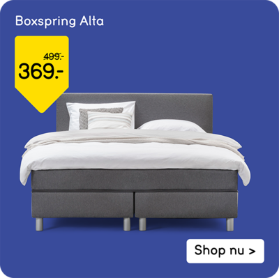 korting op boxspring alta