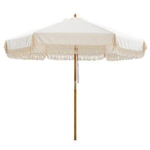 Houtstok parasol Normandië ecru Ø250 cm