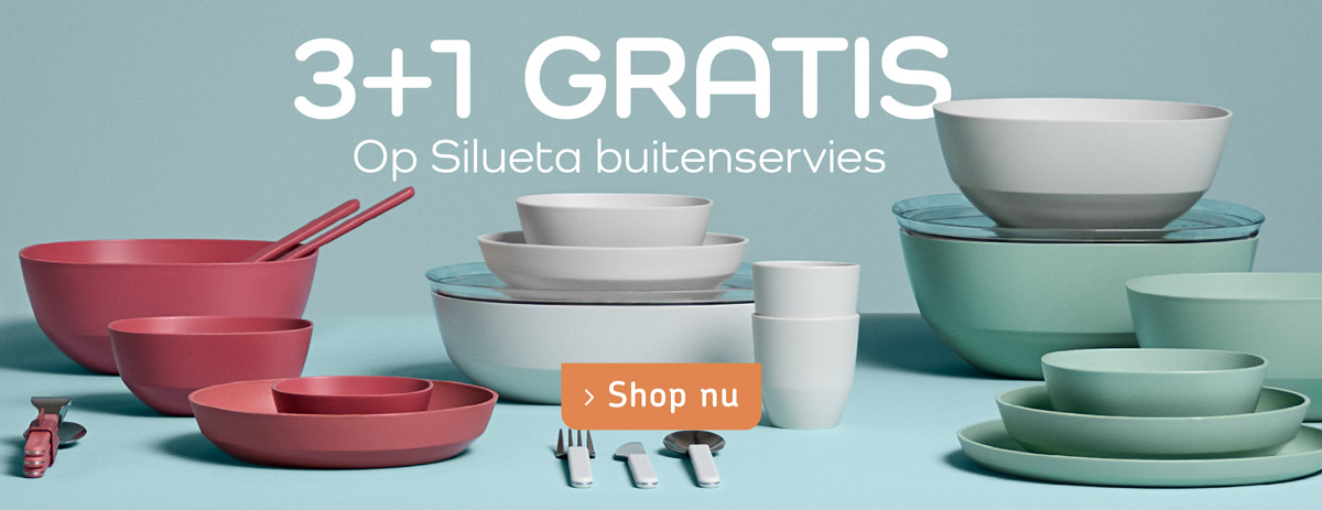 3+1 gratis op Silueta buitenservies, shop nu