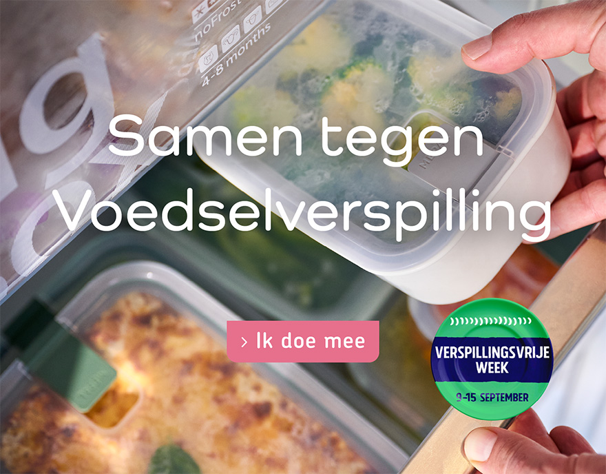 Samen tegen voedselverspilling. Doe ook mee aan de Verspillingsvrije Week!