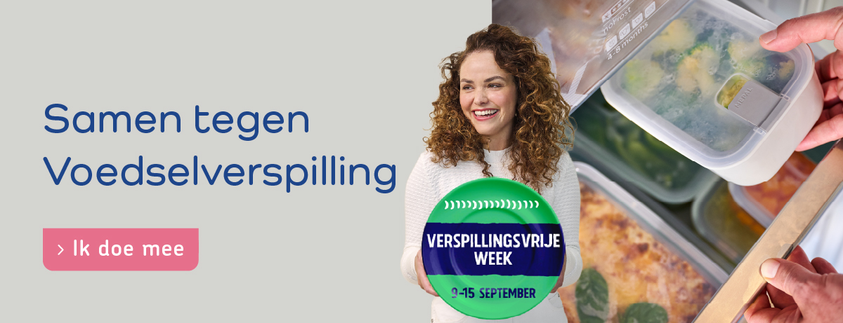 Samen tegen voedselverspilling. Doe ook mee aan de Verspillingsvrije Week!